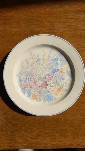 Poole pottery fleur plates - pottery, x3