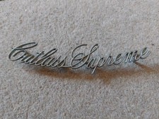 Vintage Oldsmobile Cutlass Supreme Car Badge