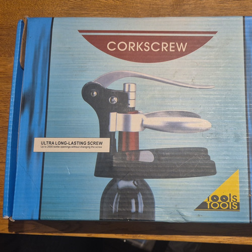 Cool tools lever corkscrew set - cool,