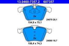 ATE 13.0460-7357.2 Brake Pad Set, disc brake for JAGUAR