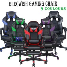 Luxury Executive Massage Gaming Chair Computer Swivel Recliner Home Office Large
