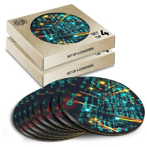 Round coasters the box - in,