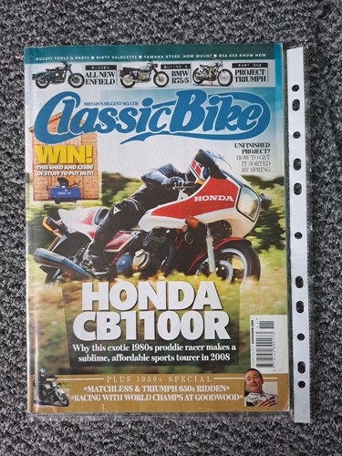 Classic bike magazine - magazine, 2008
