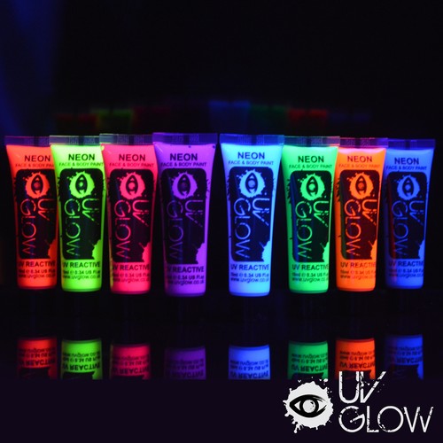 Glow neon face - neon, body