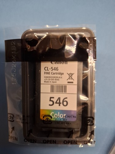 Genuine canon 546 - cl-546, colour