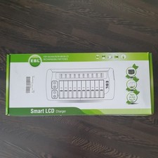 EBL Smart LCD charger 12 Bays AA AAA 9V Battery Charger