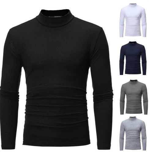 Men turtleneck base tee - men, slim