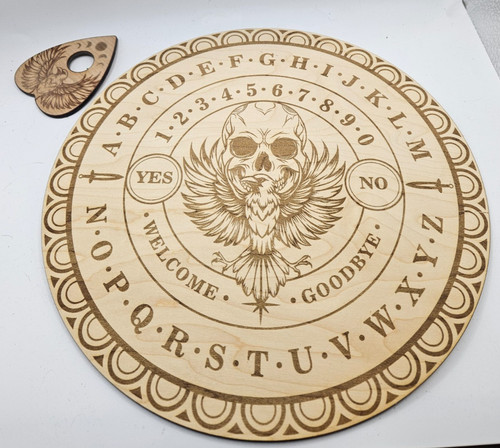 Wooden ouija board - ouija,