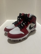 Size 10 - Jordan 1 Retro 1 TD Mid Chicago 2019 Cleats Football - AR5604-106
