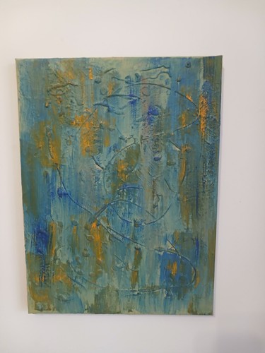Abstract acrylic canvas - abstract,