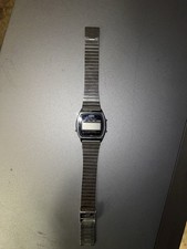Vintage Casio Sa55 (145) Ultra Slim Alarm Watch. Untested Good Condition.