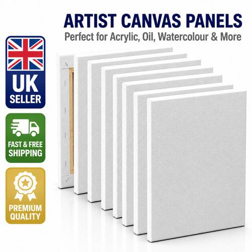 5pcs blank artist canvas art - 5pcs,