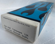 spotless robert welch alveston s/steel mid century modern salad servers old hall