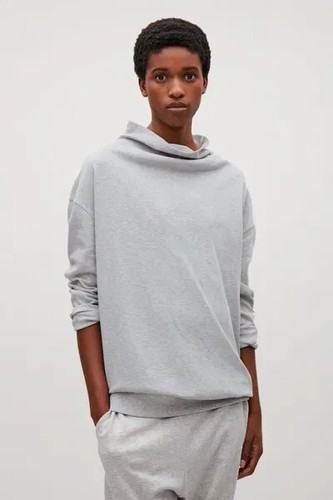 Cos grey cowl neck - grey,