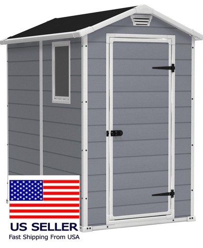 Keter manor 4x6 resin outdoor - keter,
