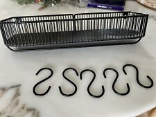 Metal Kitchen Shelf With Cup Hooks 