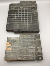 2 Vintage Murphy Radio Printing Blocks letterpress orders / delivery tickets