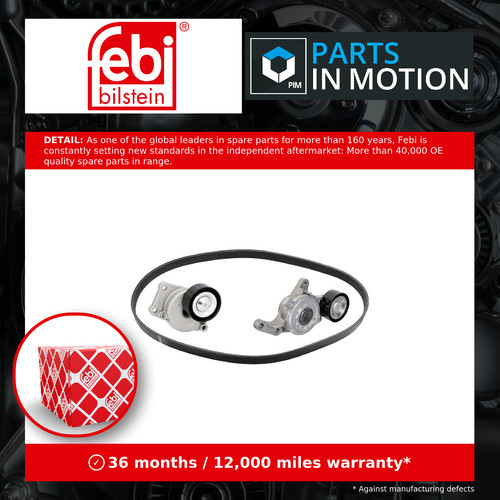 Drive belt kit - belt, fits