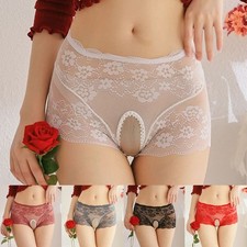 Women's Sexy Lace Crotchless