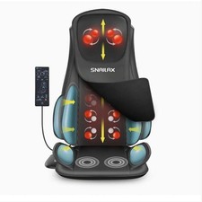 Snailax Shiatsu Back Neck Massager with Heat, Full Body Massage Chair with Deep