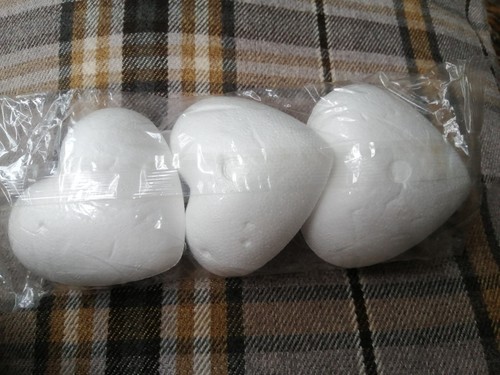 3pcs white polystyrene - 3pcs,