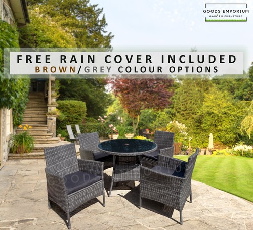 Seater rattan dining set - rattan,