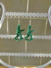 Toy Soldiers Earrings Army Fancy Dress Hen Night War