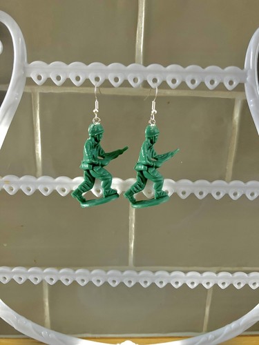 Toy soldiers earrings - toy,