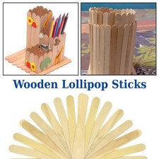 Wooden Lolly Wood Sticks 150mm