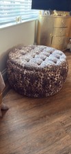 Large Leopard Pouffe
