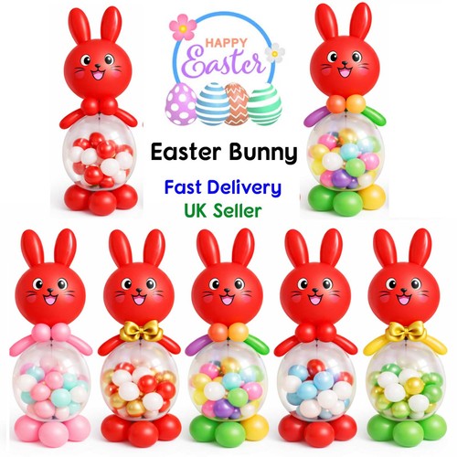 Easter bunny balloon - easter,