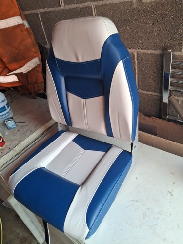 Folding captain boat seat - captain,