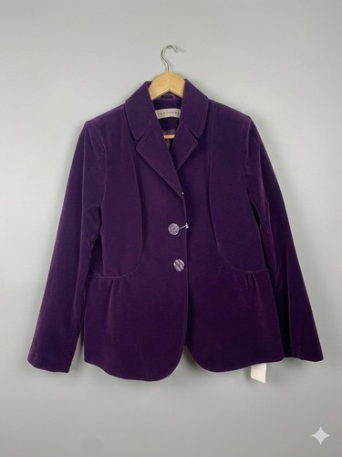 Wardrobe purple velvet blazer - wardrobe,