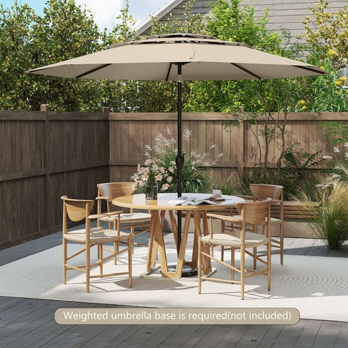 Large market table umbrella - table,