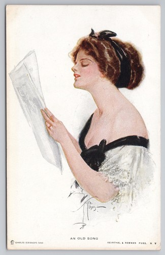 1909 harrison fisher old - harrison,