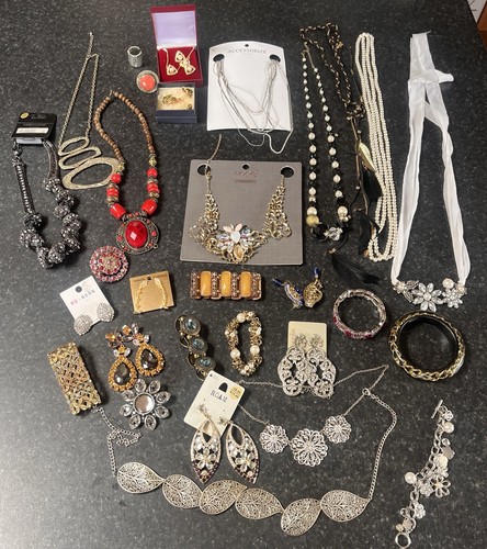 Mixed costume jewellery joblot - costume,