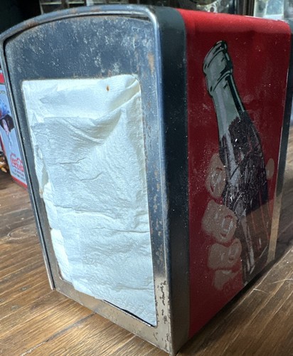 Coca cola napkin - napkin, dispenser