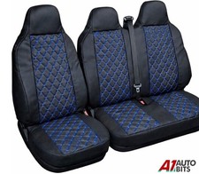 Blue Diamond Leatherette Van