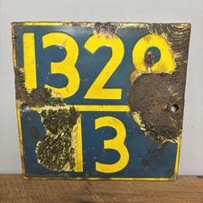 Vintage Enamel Railway Sign -