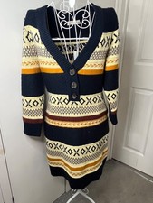 WOMEN's - Urban Outfitters Mulicoloured Jumper Short Dress with Buttons