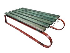 Vintage Wooden Sledge Steel