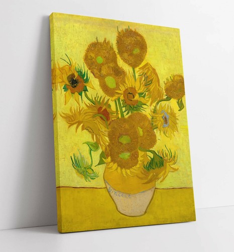 Sunflowers large canvas wall - canvas,