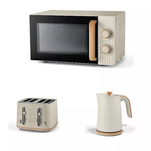 Cream wood textured scandi - wood,