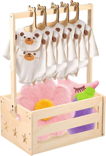 Baby shower crate closet - baby,