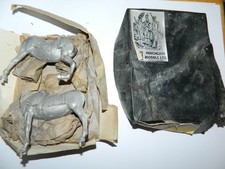 VINTAGE HINCHLIFFE 75MM LEAD FRENCH CUIRASSIER HORSE KIT 75/JBC3