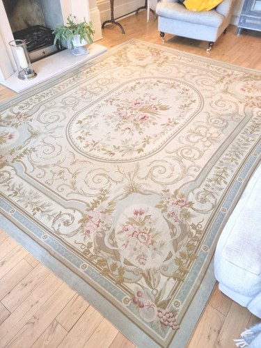 Needlepoint vintage rug hand - vintage,