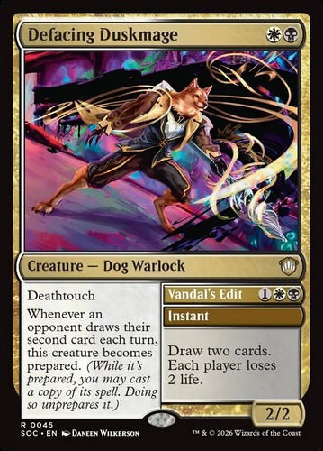 Mtg defacing duskmage - defacing, ~