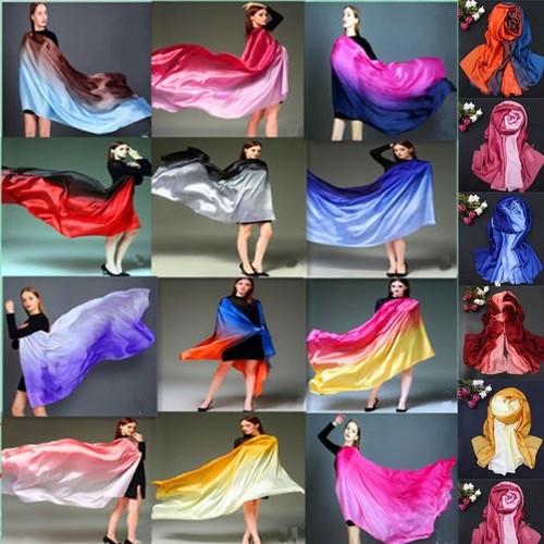 Color gradient women silk - women,