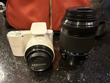 Samsung NX NX1000 20.3MP Digital Camera - White (Kit w/ NX 20-50mm Lens)