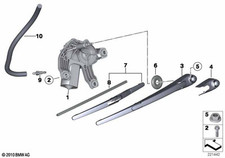 MINI Genuine Rear Window Wiper Motor Grommet Fits R60 R50 R53 R56 61627129283